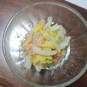 超簡単☆チンして出来るツナと白菜の和物